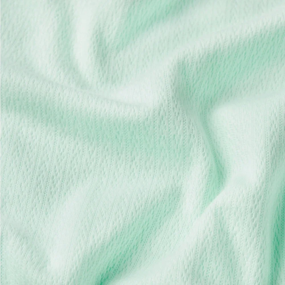 EUC LAKE Pointelle Pajama Set in Honeydew - Picture 9 of 9